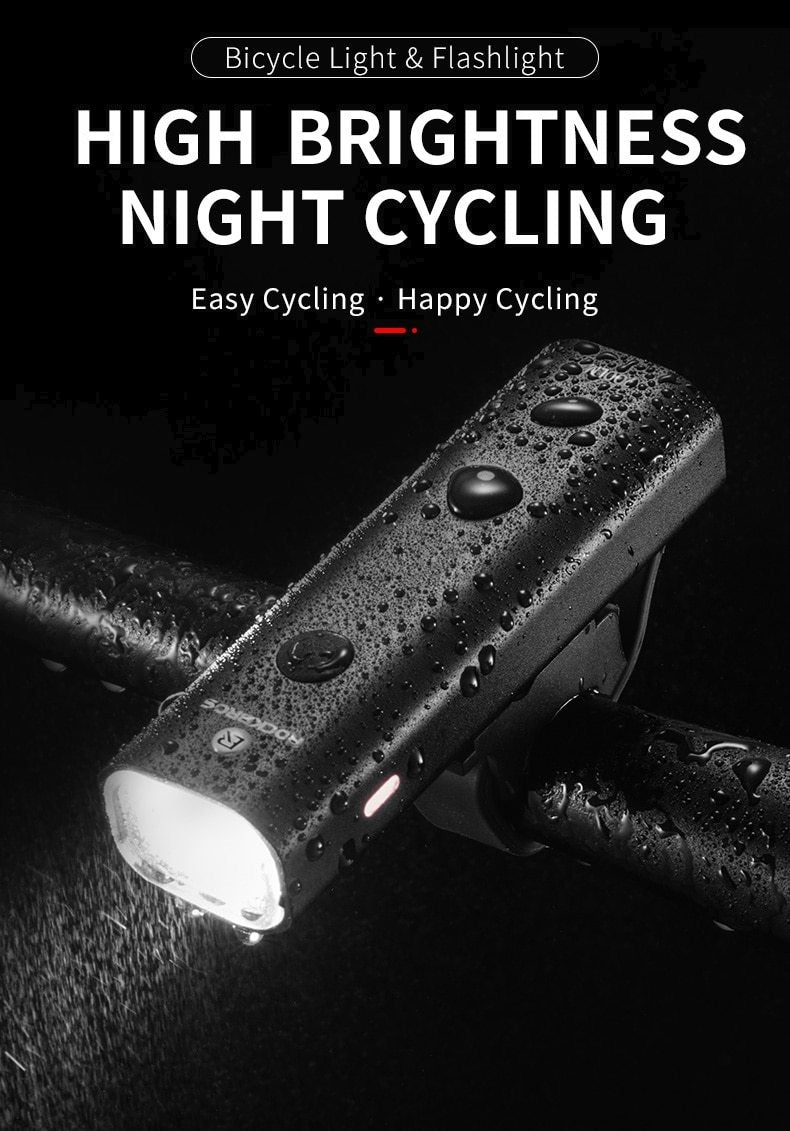 Giortazo LED Bike Light | Premium USB Rechargeable Bicycle Front Lamp