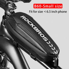 Top Tube Waterproof Cycling Bag | Bicycle Large Capacity Strap Bike Bag