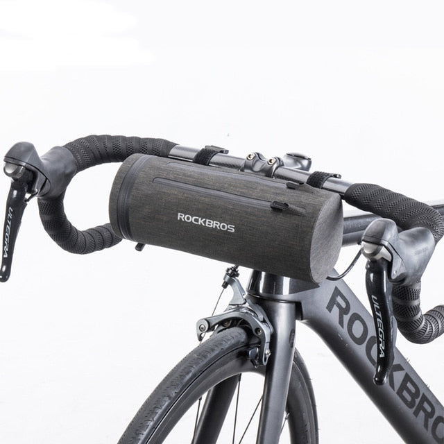 Waterproof Tube Handlebar Bag | Multi-Purpose Bike Cycling Bag with Zipper Pocket