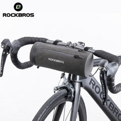 Waterproof Tube Handlebar Bag | Multi-Purpose Bike Cycling Bag with Zipper Pocket