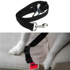 Adjustable Car Safety Belt with Harness for Dogs - Giortazo