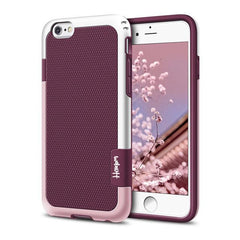 2-in-1 Candy Color Shockproof Hybrid Case with Tough Plastic Soft Silicone Case for iPhone 6 - Giortazo